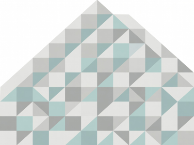 Flat vector diagram showing smooth diagonal edge continuity when internal tile horizons align with the macro contour